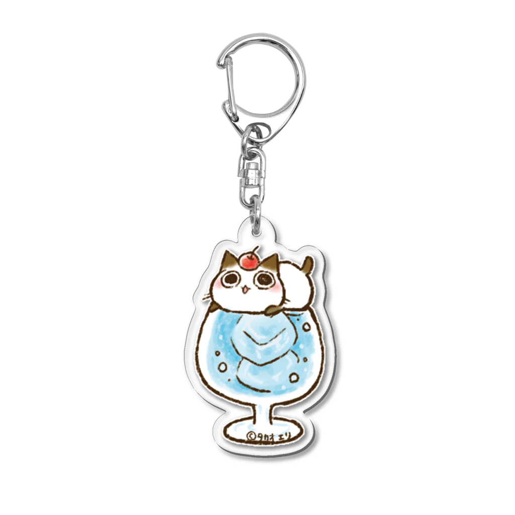 タカオエリのソーダちょこさん。アクリルキーホルダー Acrylic Key Chain