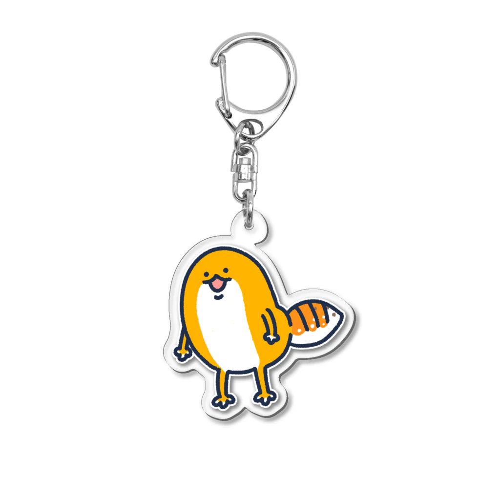 ムネタカの巣のヒョウモントカゲモドキ(山吹) Acrylic Key Chain