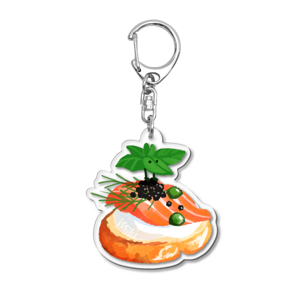 喫茶角砂糖のピンチョスとミントさん Acrylic Key Chain