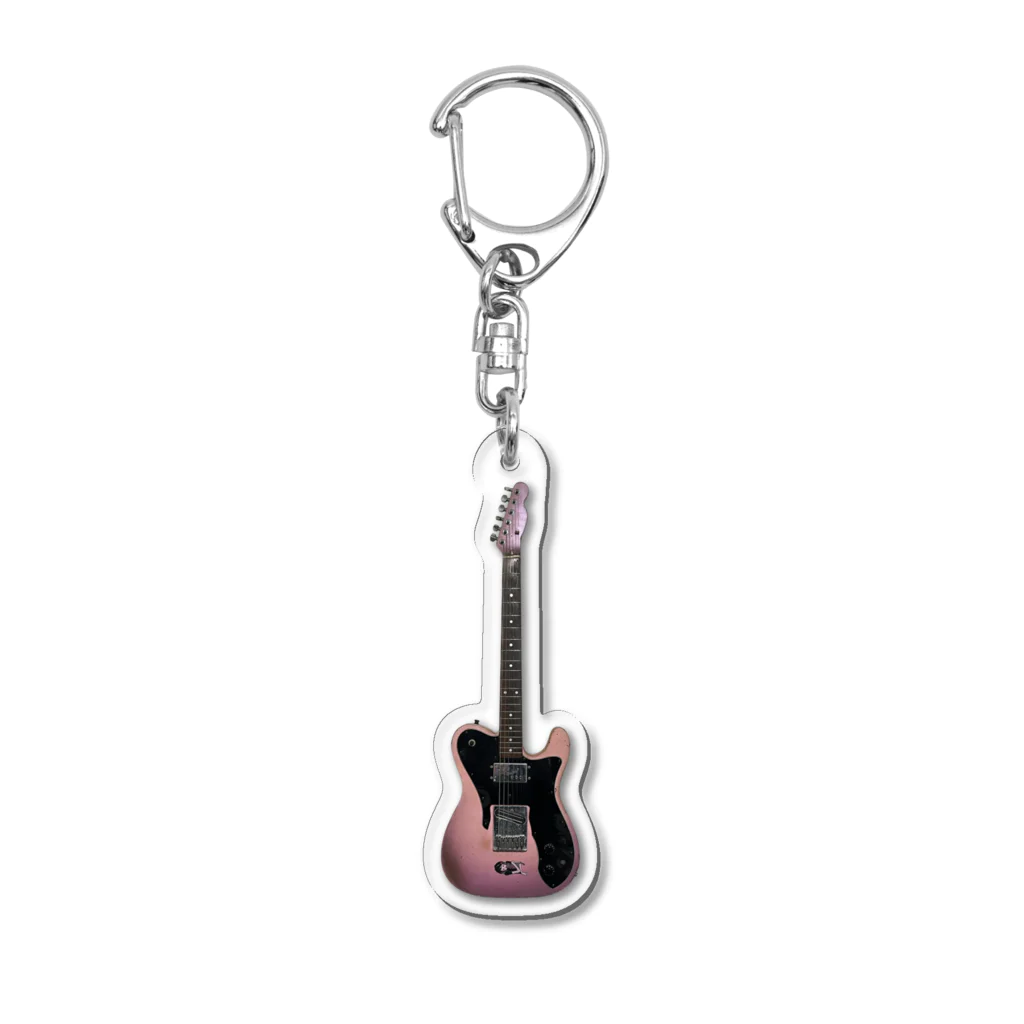 6 RONNA g 公式SHOPのTelecaster Custom Sakura Acrylic Acrylic Key Chain
