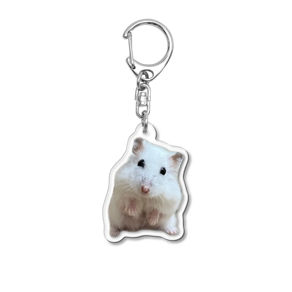 鈴工房のパールホワイトちゃん Acrylic Key Chain