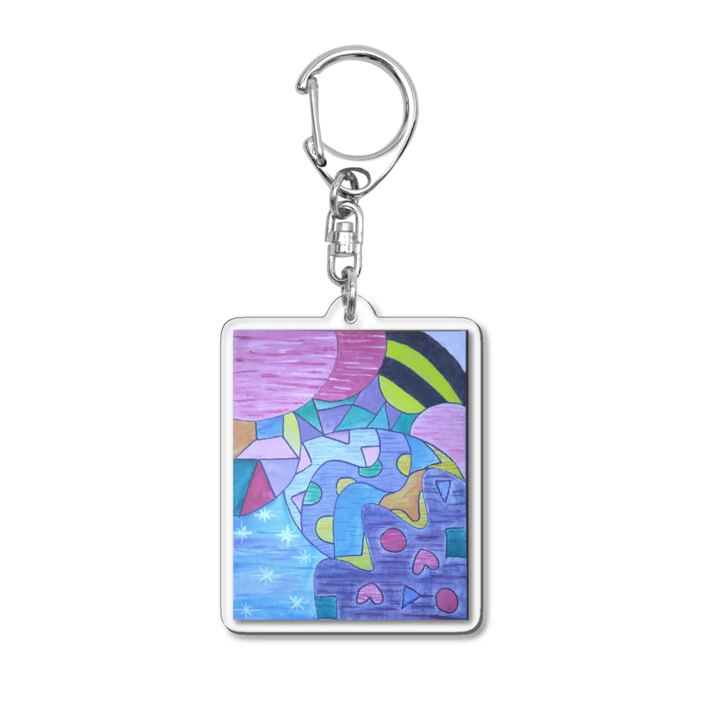 @A・ya・ka（あっとあやか）の迷い月 Acrylic Key Chain