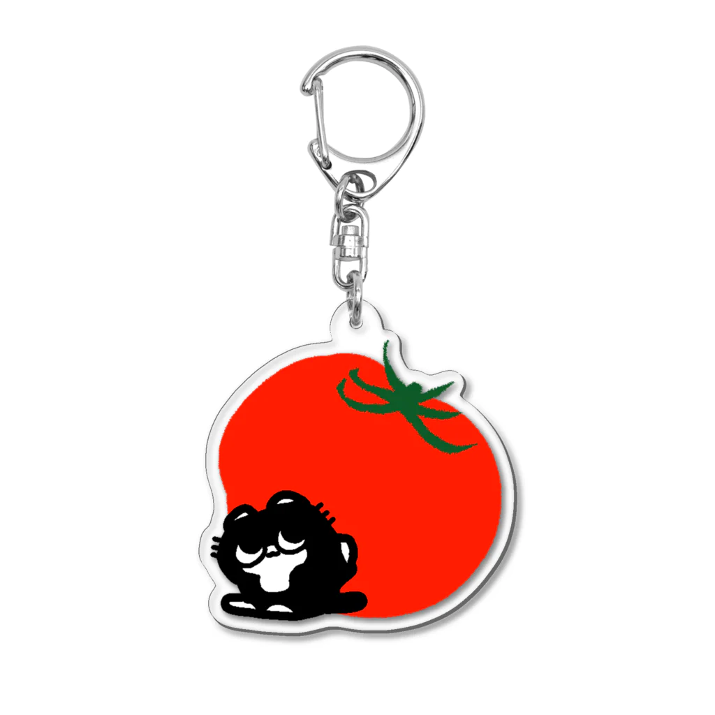 tmyのtmy cat*it's a tomato* アクリルキーホルダー