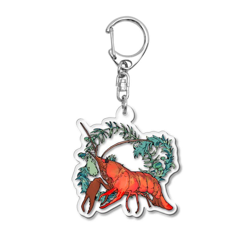 恒福水路のアメリカザリガニアクリルキーホルダー Acrylic Key Chain