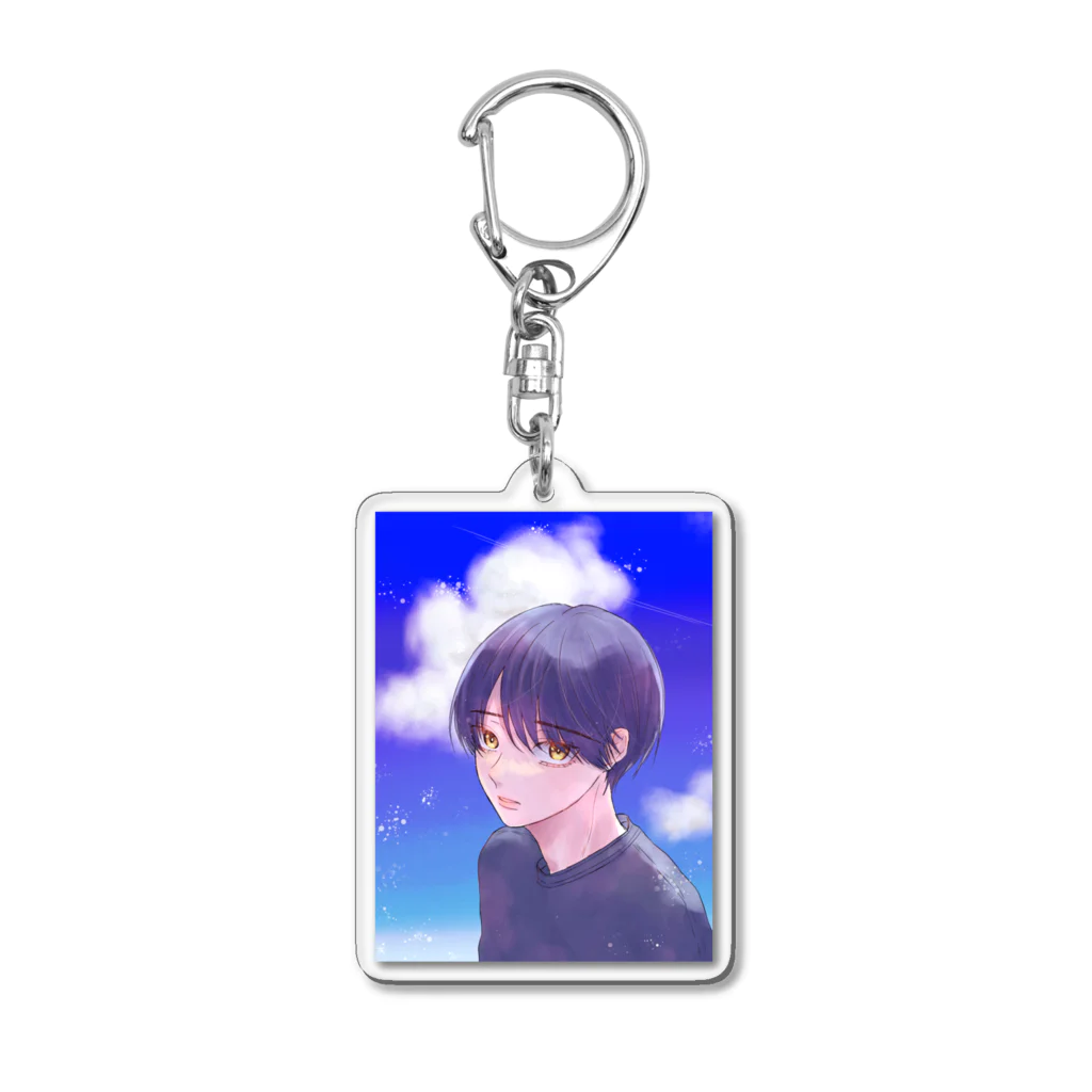 シアズハウスの青空の少年 Acrylic Key Chain