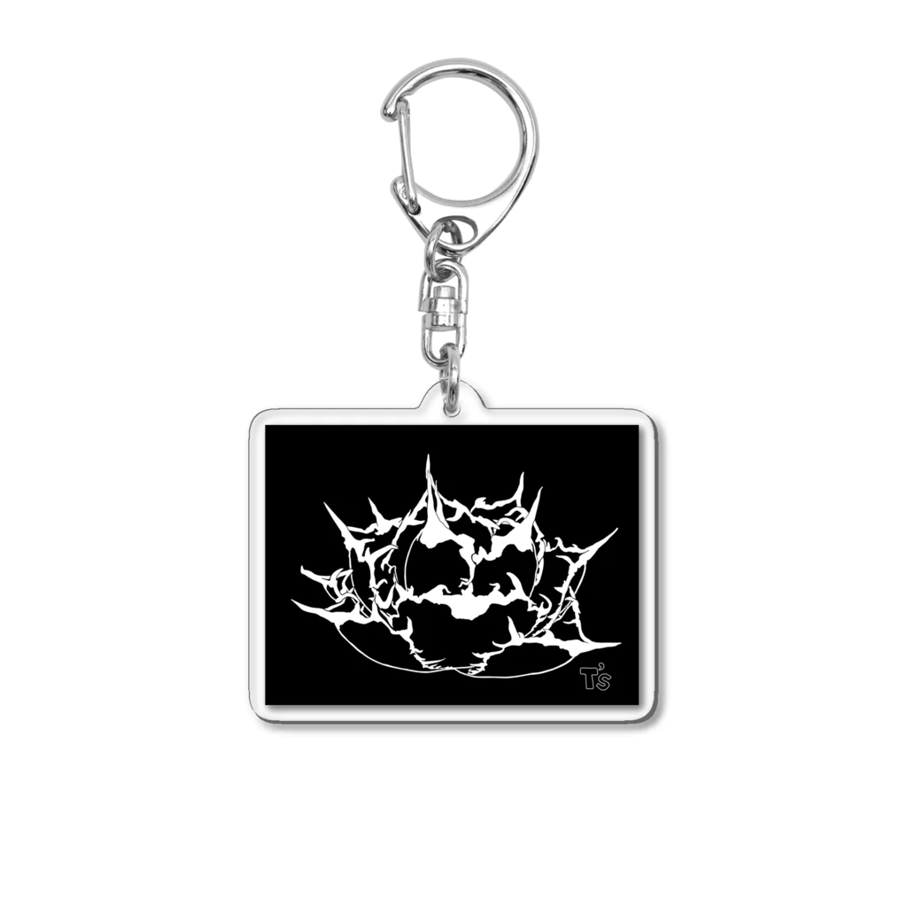 T’s succulentのMONOQLO 白鯨 Acrylic Key Chain