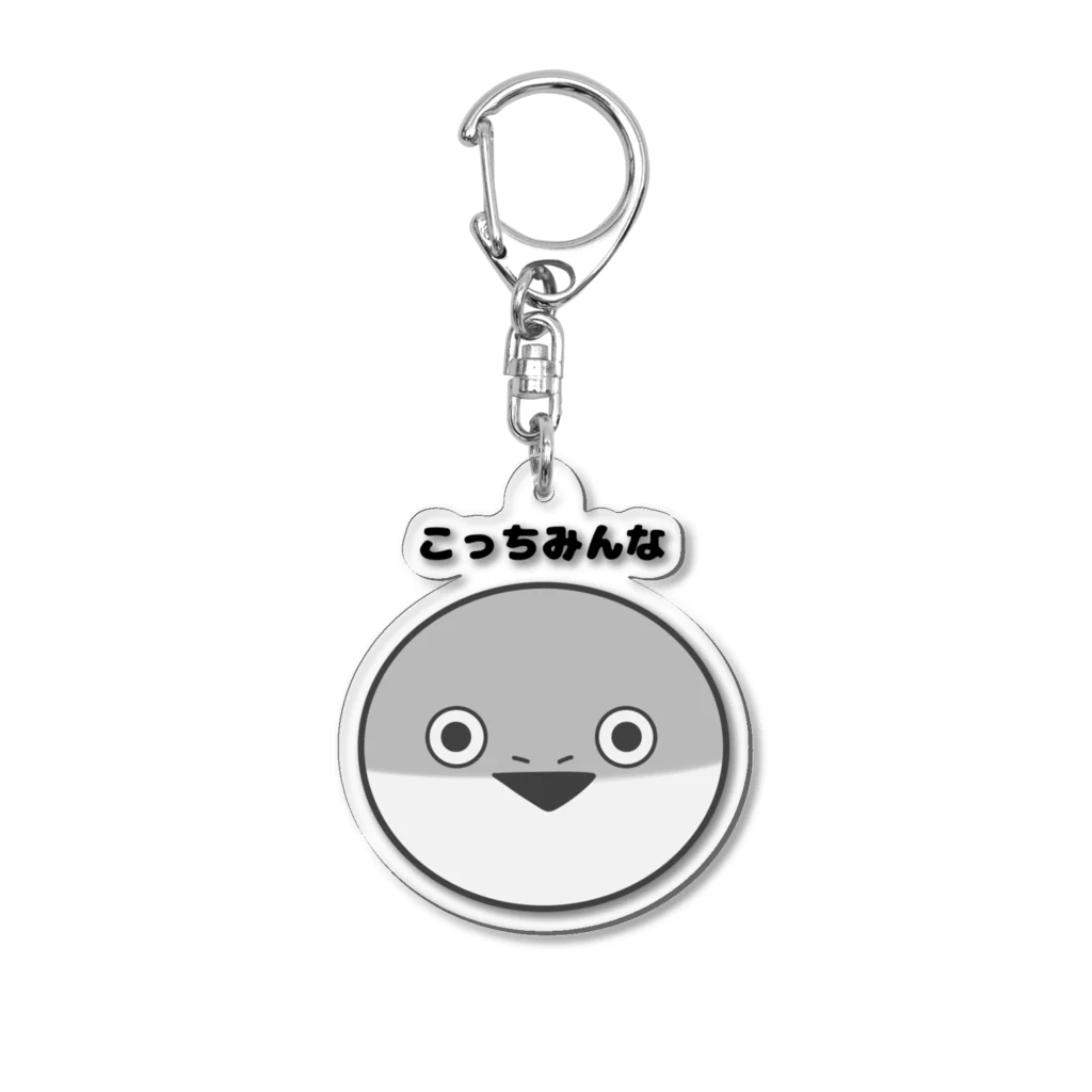 お昼寝の「こっちみんな」サカバンバスピス Acrylic Key Chain