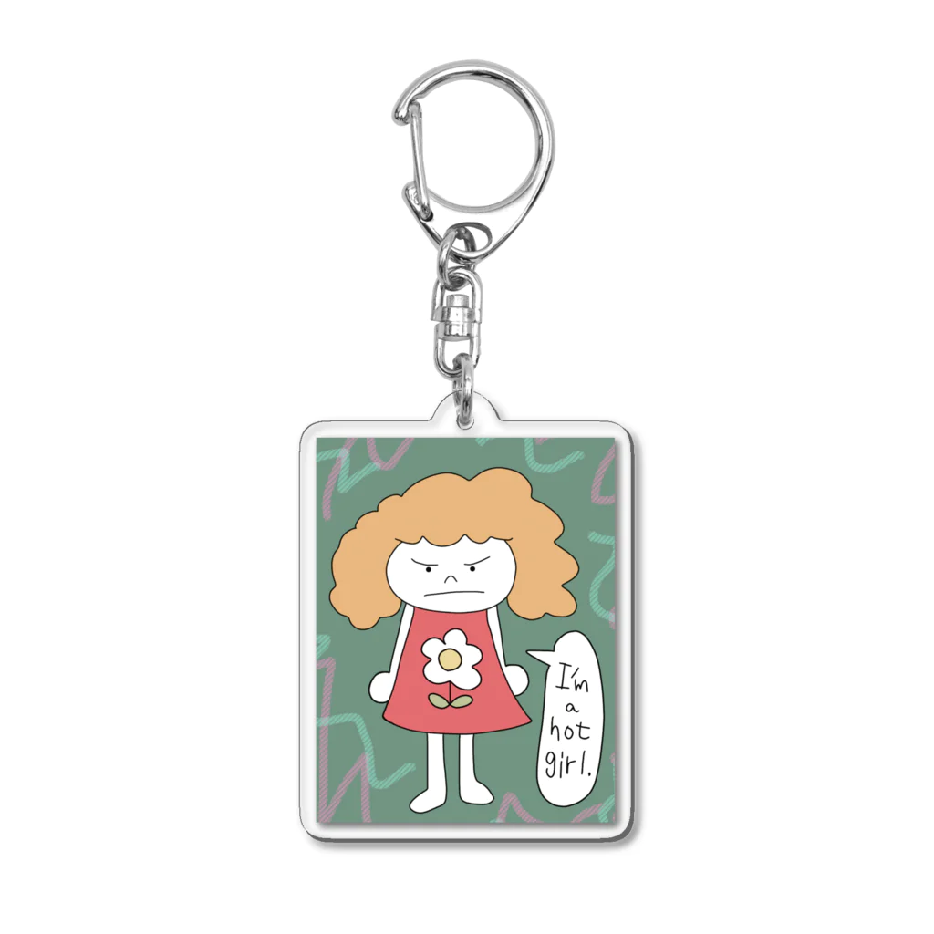 佐藤さんのつけると強くなるキーホルダー Acrylic Key Chain