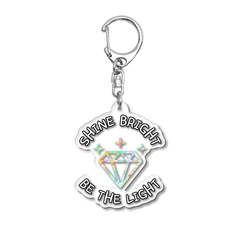 jsprintstudioのShine Bright, Be the Light Acrylic Key Chain