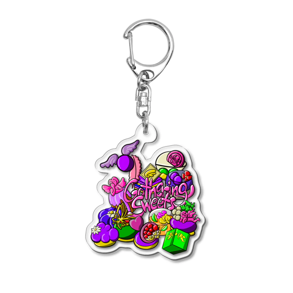 【公式】天使のアフタヌーンティーのギャザリングスイーツ2023.9 Acrylic Key Chain