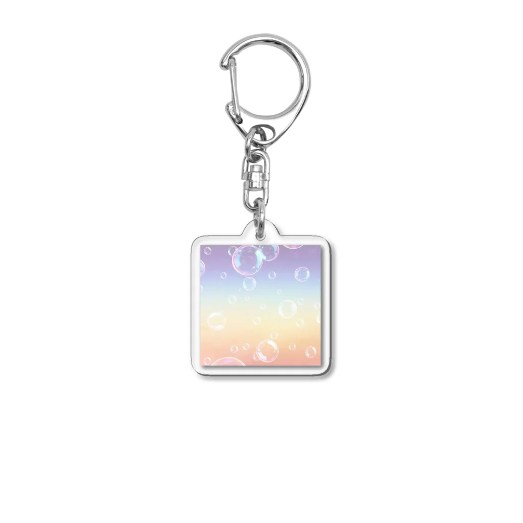 ここあまるのシャボン玉 Acrylic Key Chain