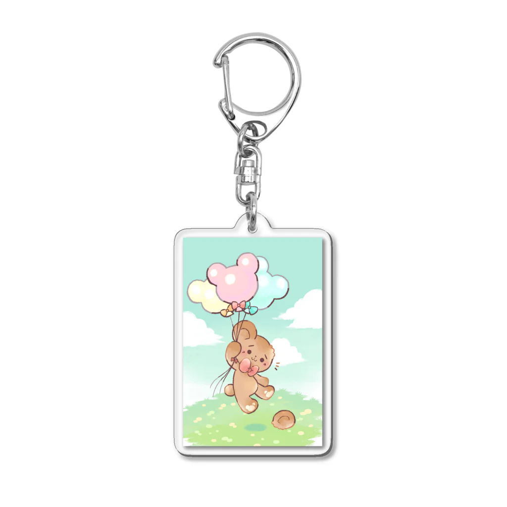 もげこ道の風船もげこちゃん Acrylic Key Chain