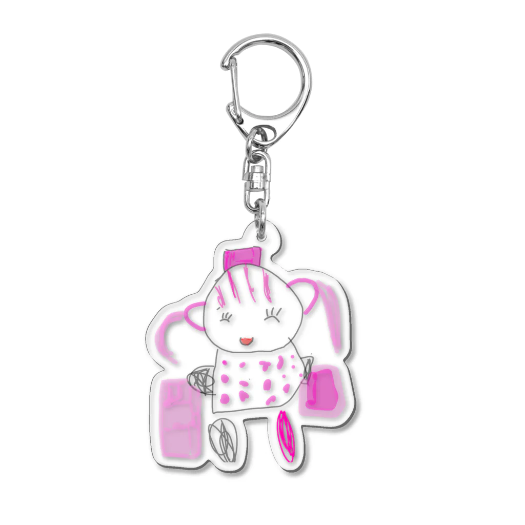 おこづかいの足しのさえちゃんのゆきだるま Acrylic Key Chain