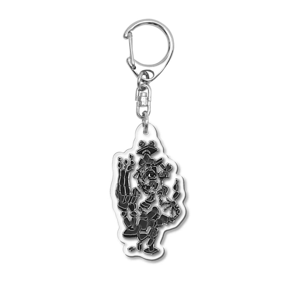 Hiroki KitazawaのHematite カエルが本体 Acrylic Key Chain