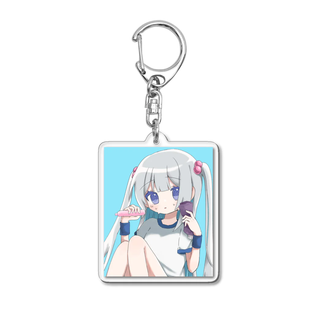 おもちゃばこのあついねぇ体操着ちゃん Acrylic Key Chain