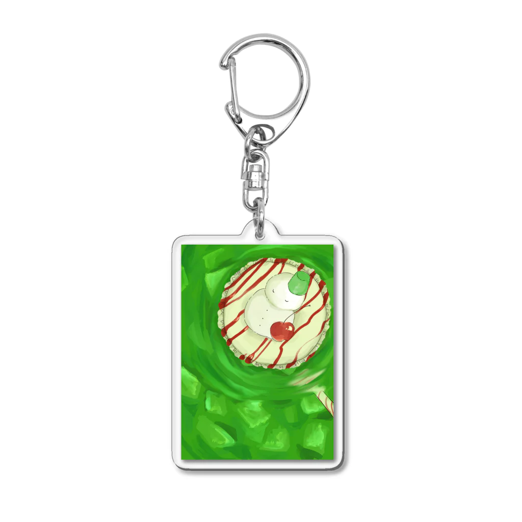 yukisaneのメロンソーダ浴 Acrylic Key Chain