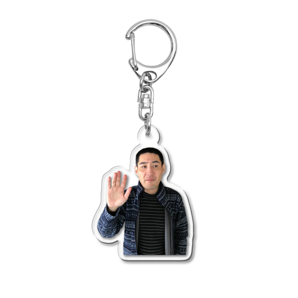 おおむら農場のおおむらまさしプリント２ Acrylic Key Chain