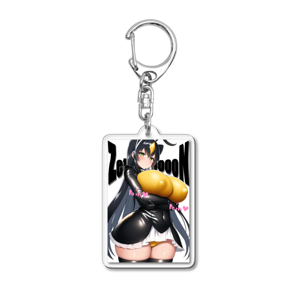 amamoemomoの擬人化怪獣女の子 Acrylic Key Chain