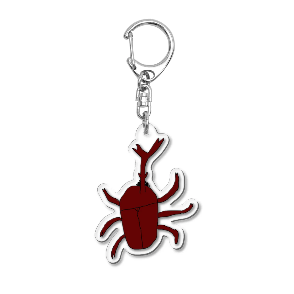 イーグルくんのカブトムシ Acrylic Key Chain