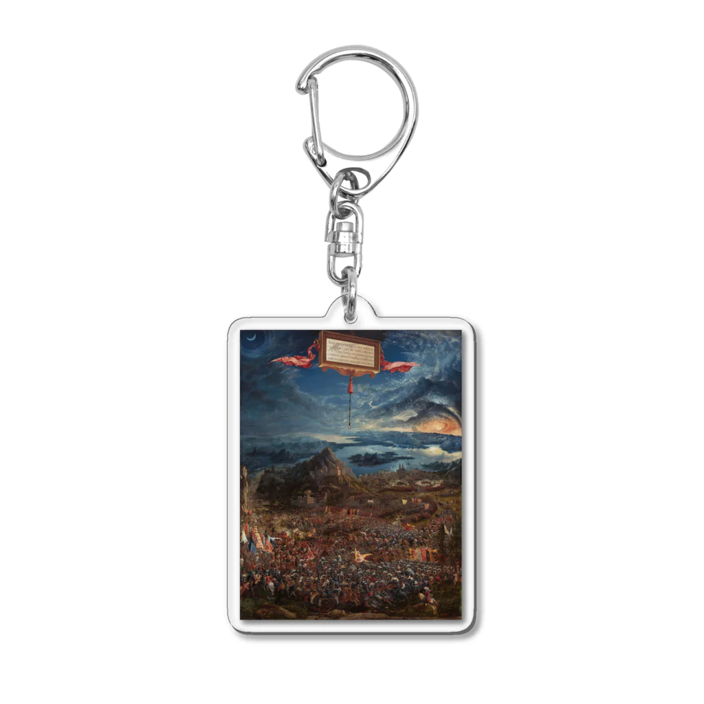 世界美術商店のアレクサンダー大王の戦い / The Battle of Alexander at Issus Acrylic Key Chain