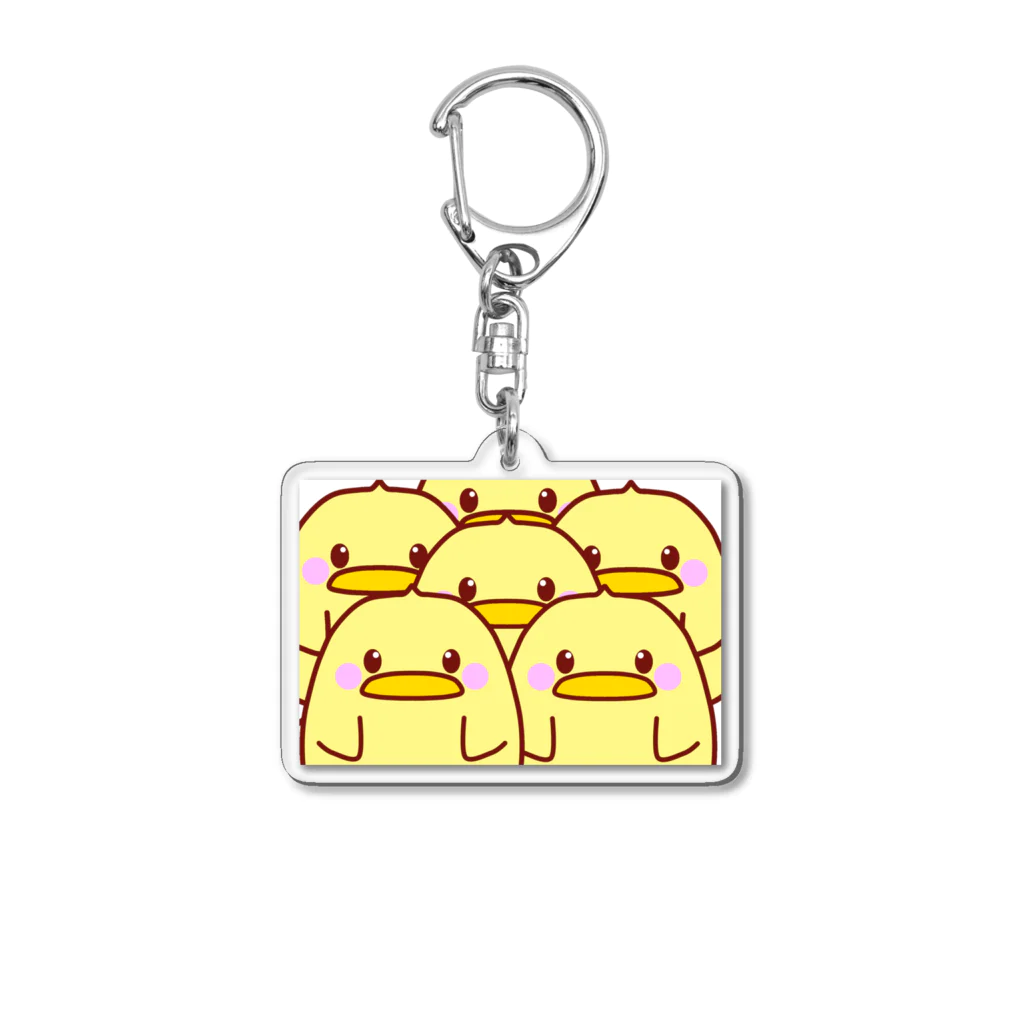 天十里SHOPのひよこがいっぱい Acrylic Key Chain