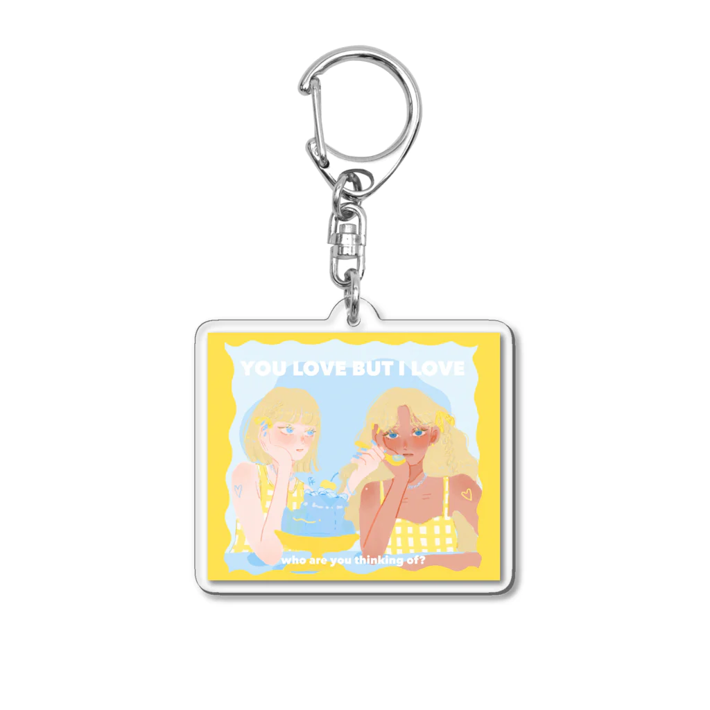 ガトーのイエローちゃん Acrylic Key Chain