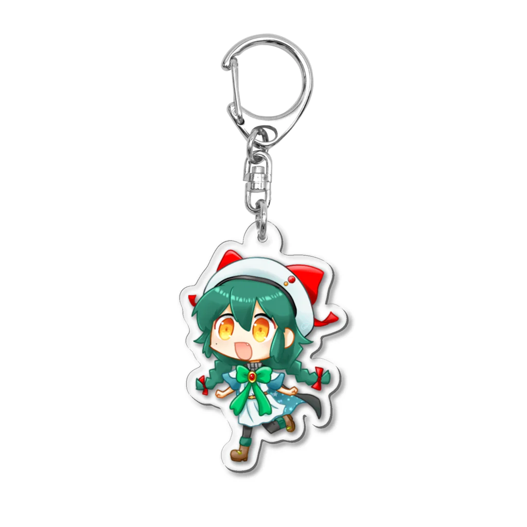 暁*あとりえ🎨のv2緑髪ちゃん(緑髪ちゃんズ) Acrylic Key Chain