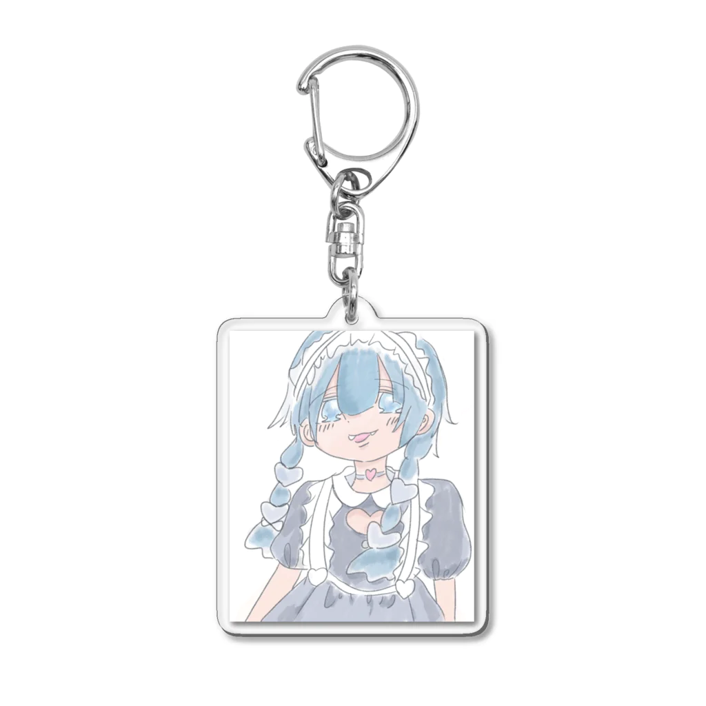 sinamotanのメイドの雅ちゃん Acrylic Key Chain