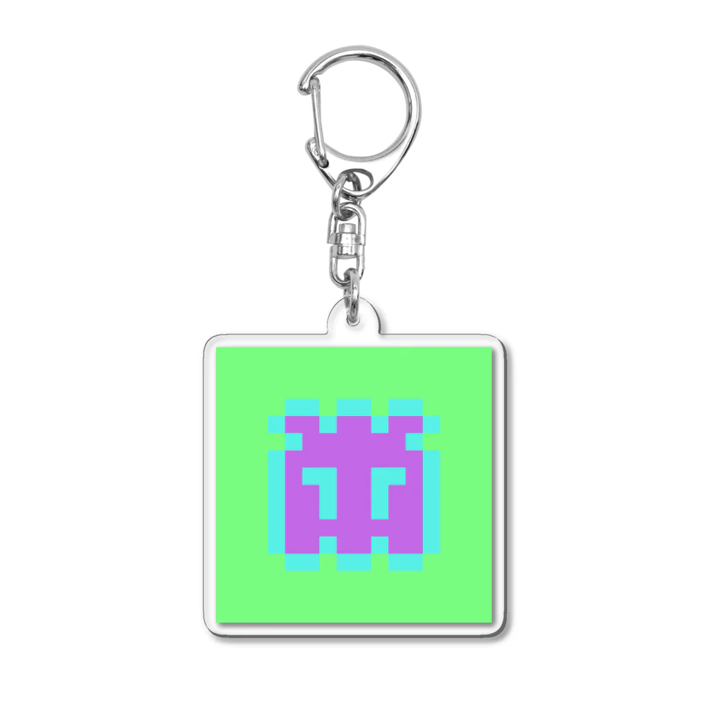 ᵗᵒˡᵘのPixelglyph #07946 Acrylic Key Chain