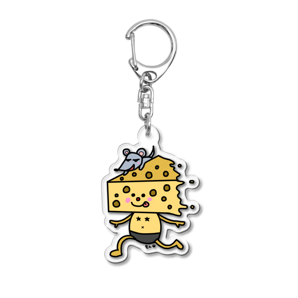 みんなのもんちゃんの(小物) ちぃず鬼とろり君 Acrylic Key Chain