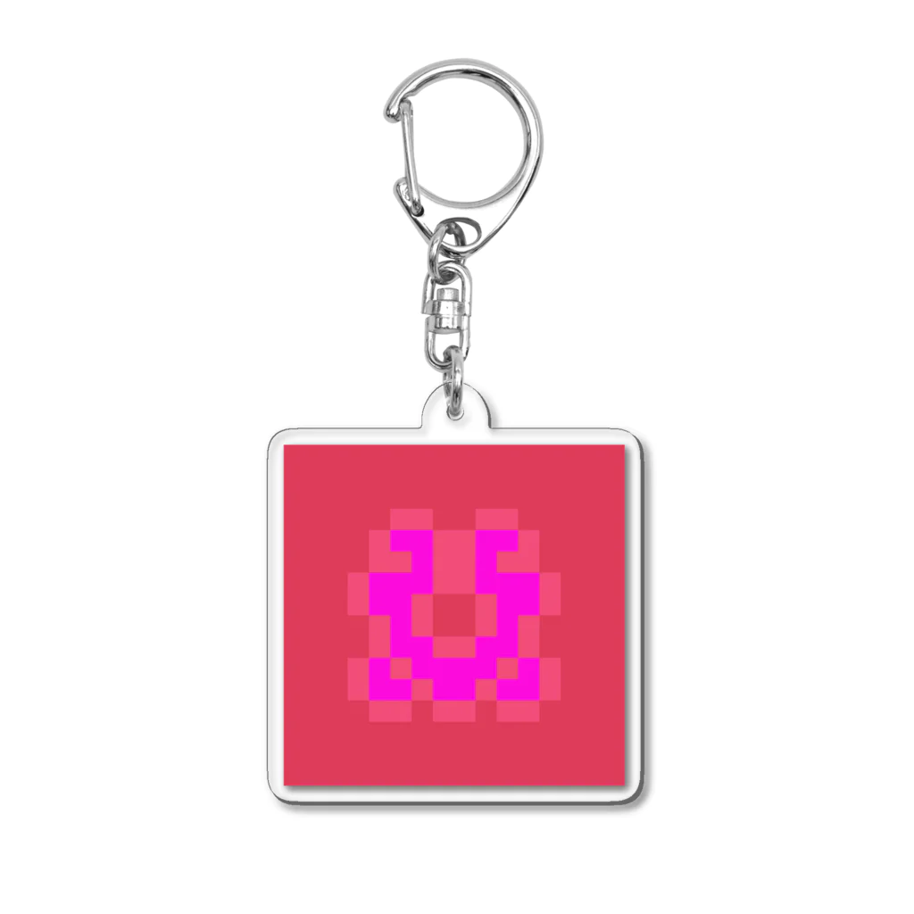 ᵗᵒˡᵘのPixelglyph #07404 Acrylic Key Chain