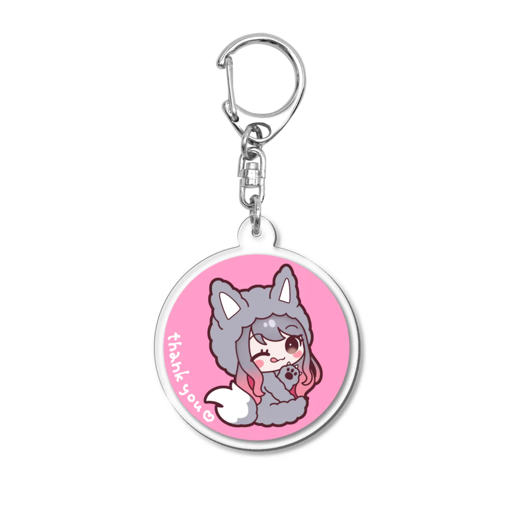 あやぱちのお店屋さんのちびぱち Acrylic Key Chain