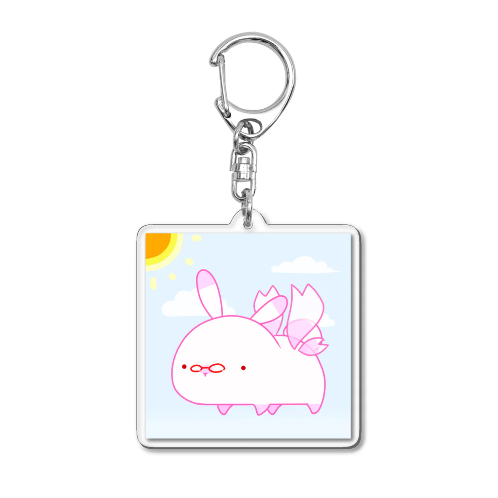 さくさくうさぎのｻｸﾗｳｻﾑｼ Acrylic Key Chain