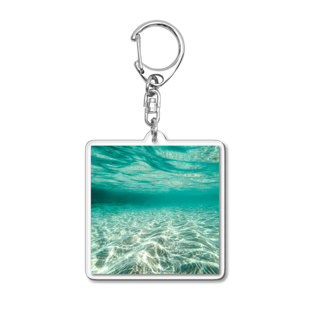 横田裕市の写真グッズストアの#1 楽園の海 / 小笠原諸島・南島 Acrylic Key Chain