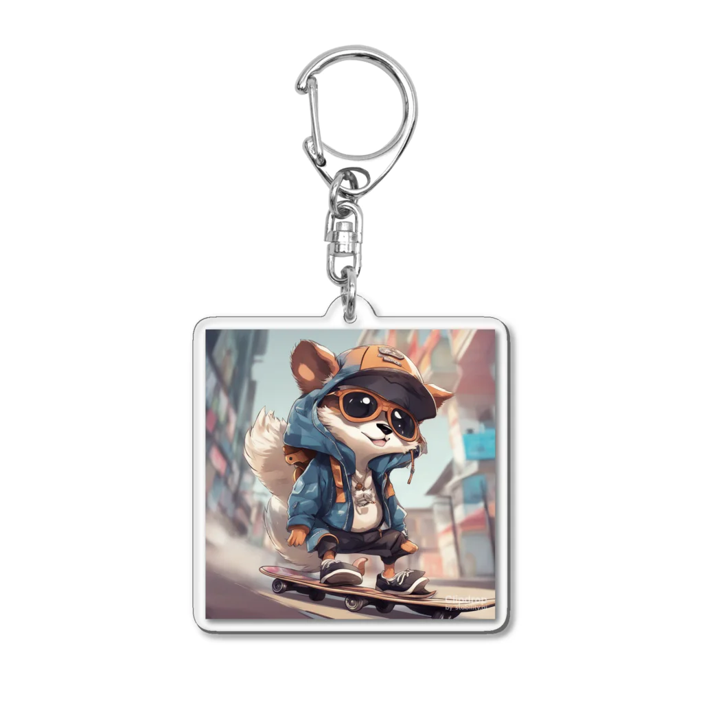 mika0361のSkatehound Acrylic Key Chain