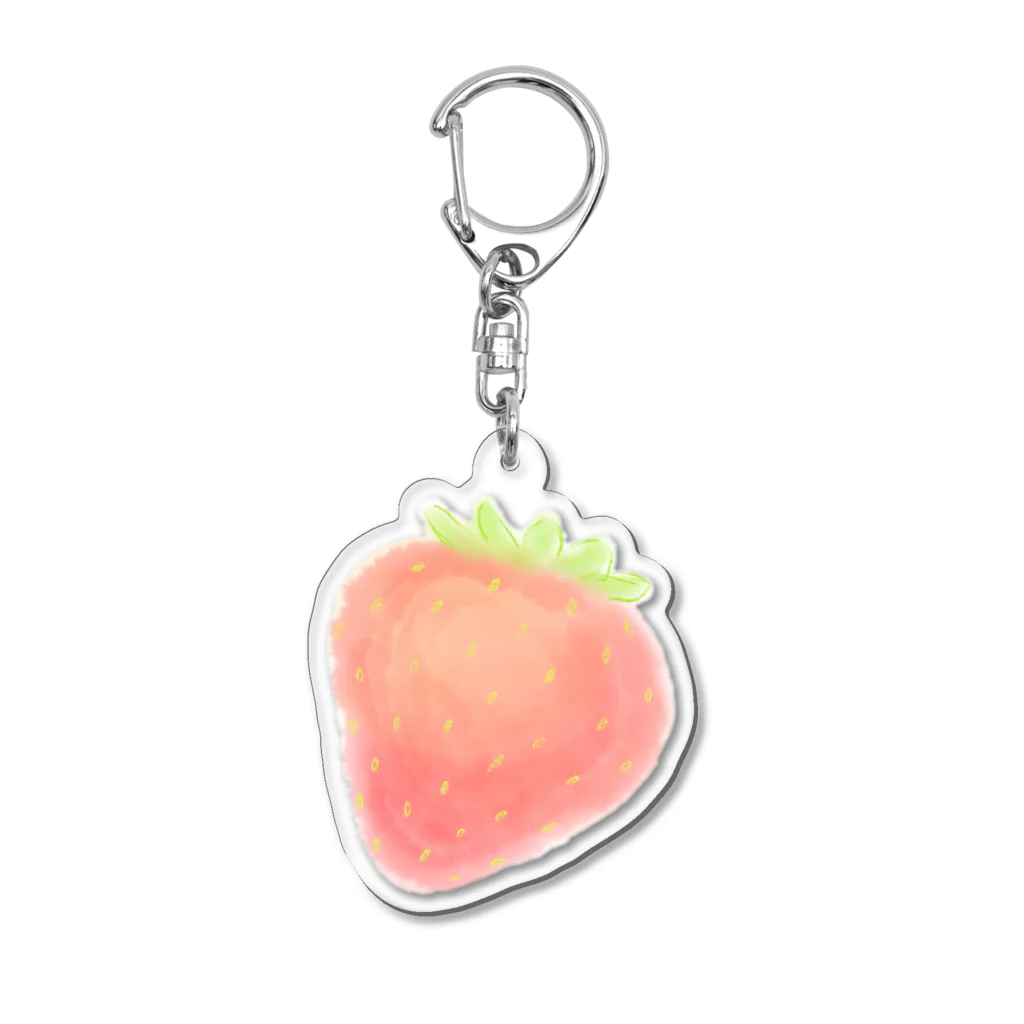 いちごつみ🍓のピンクいちごちゃん〜 Acrylic Key Chain