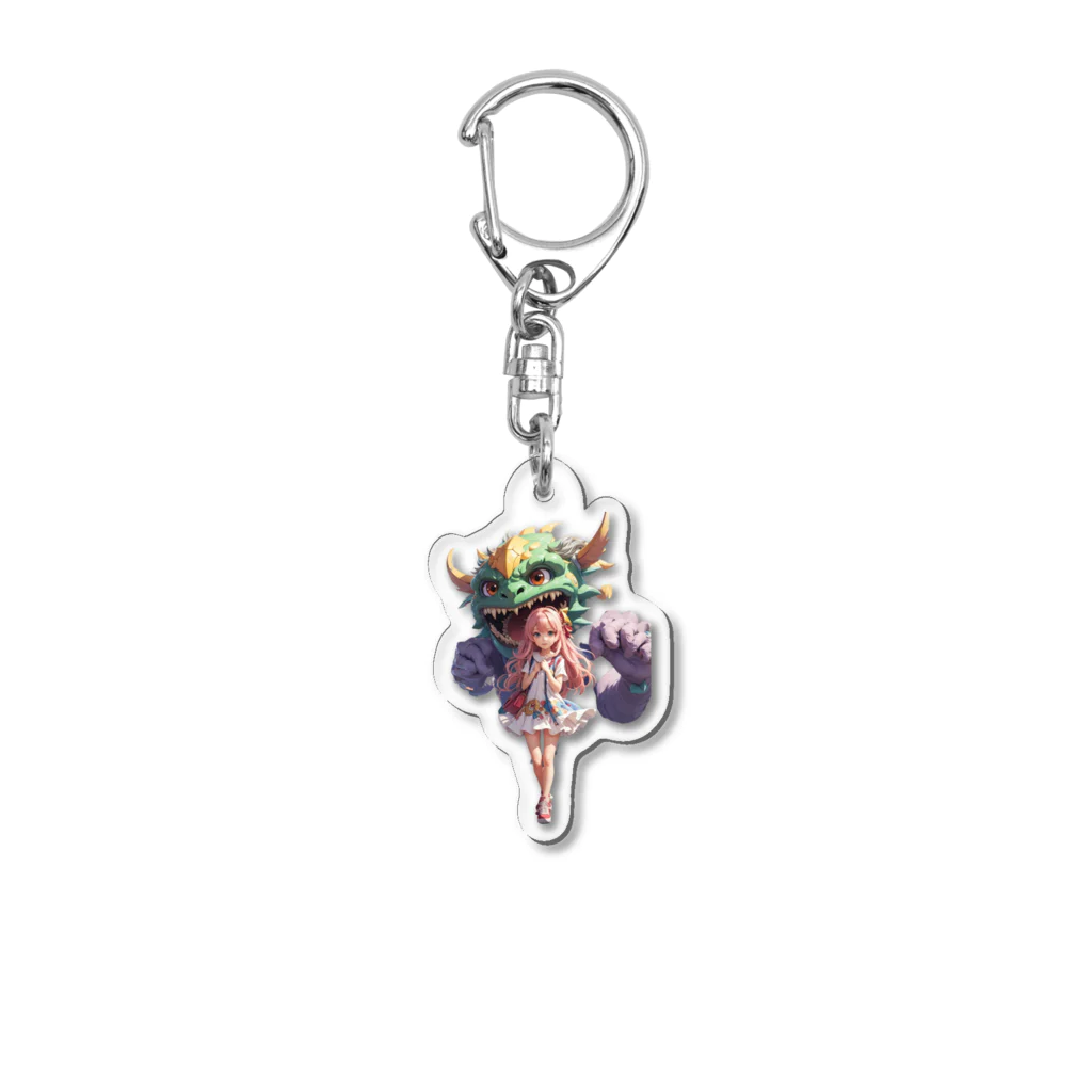 XYZ Originalの リリー（LiLi） Acrylic Key Chain