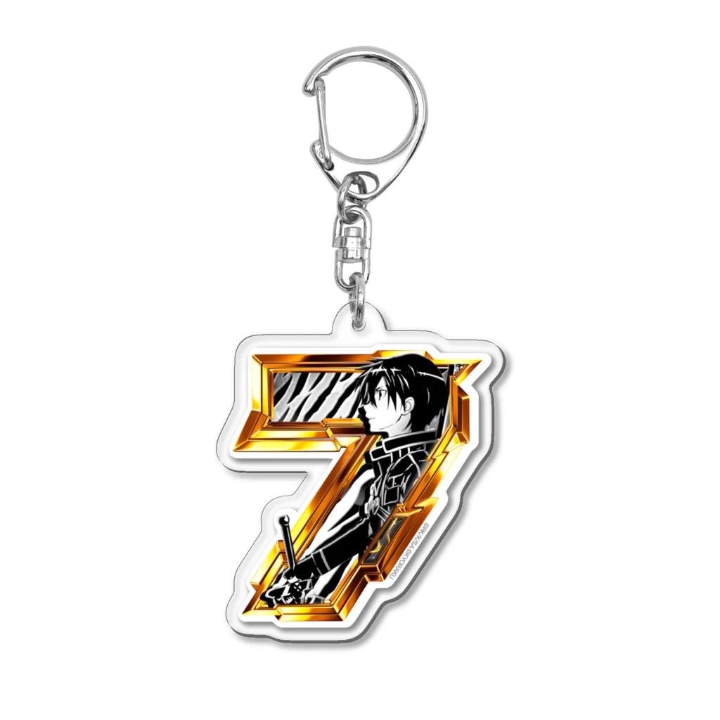 【公式】KYORAKU SHOPのスマートぱちんこ ソードアート・オンライン｜キリト・７ Acrylic Key Chain