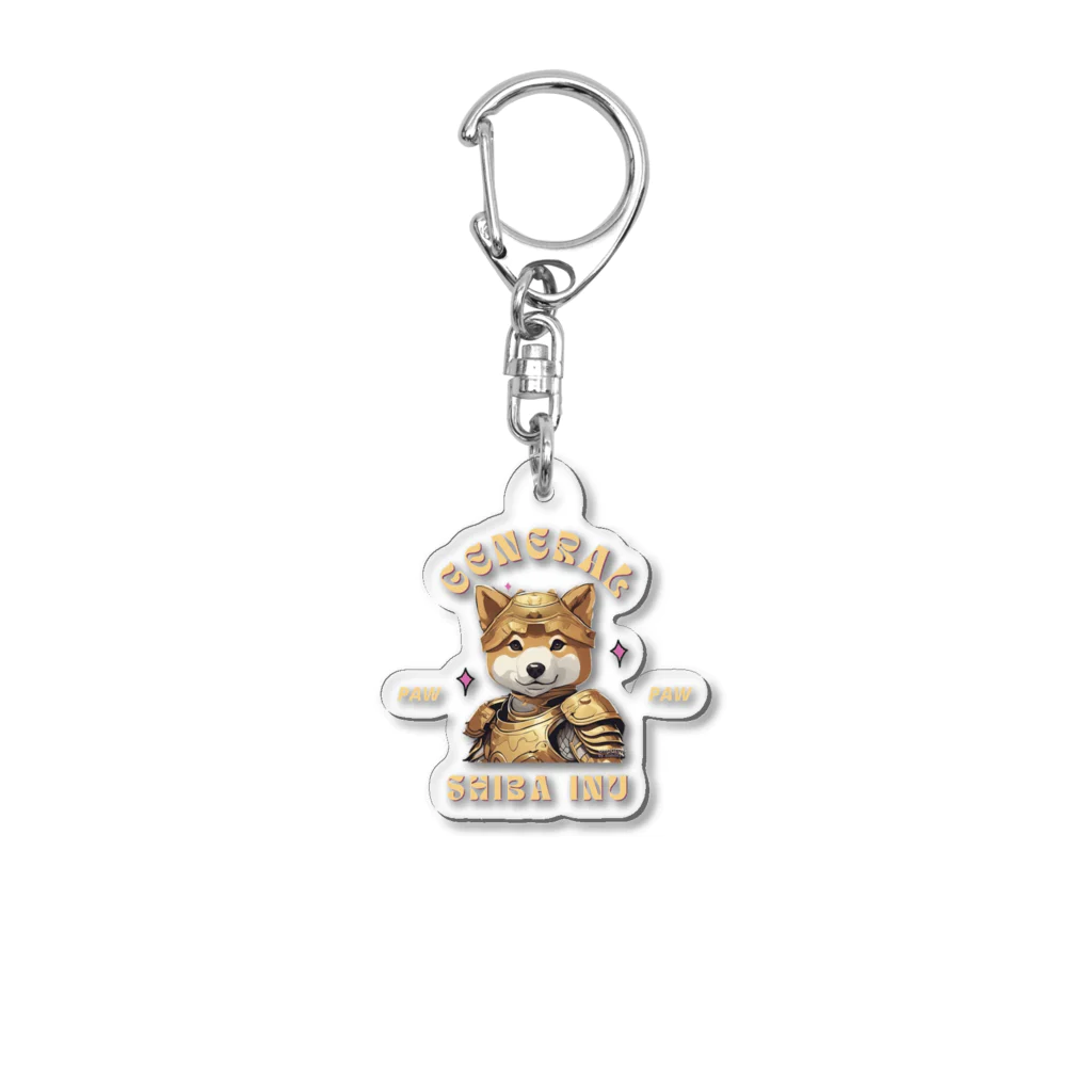 Shiba-Inu StudioのGeneral Shiba-Inu Acrylic Key Chain