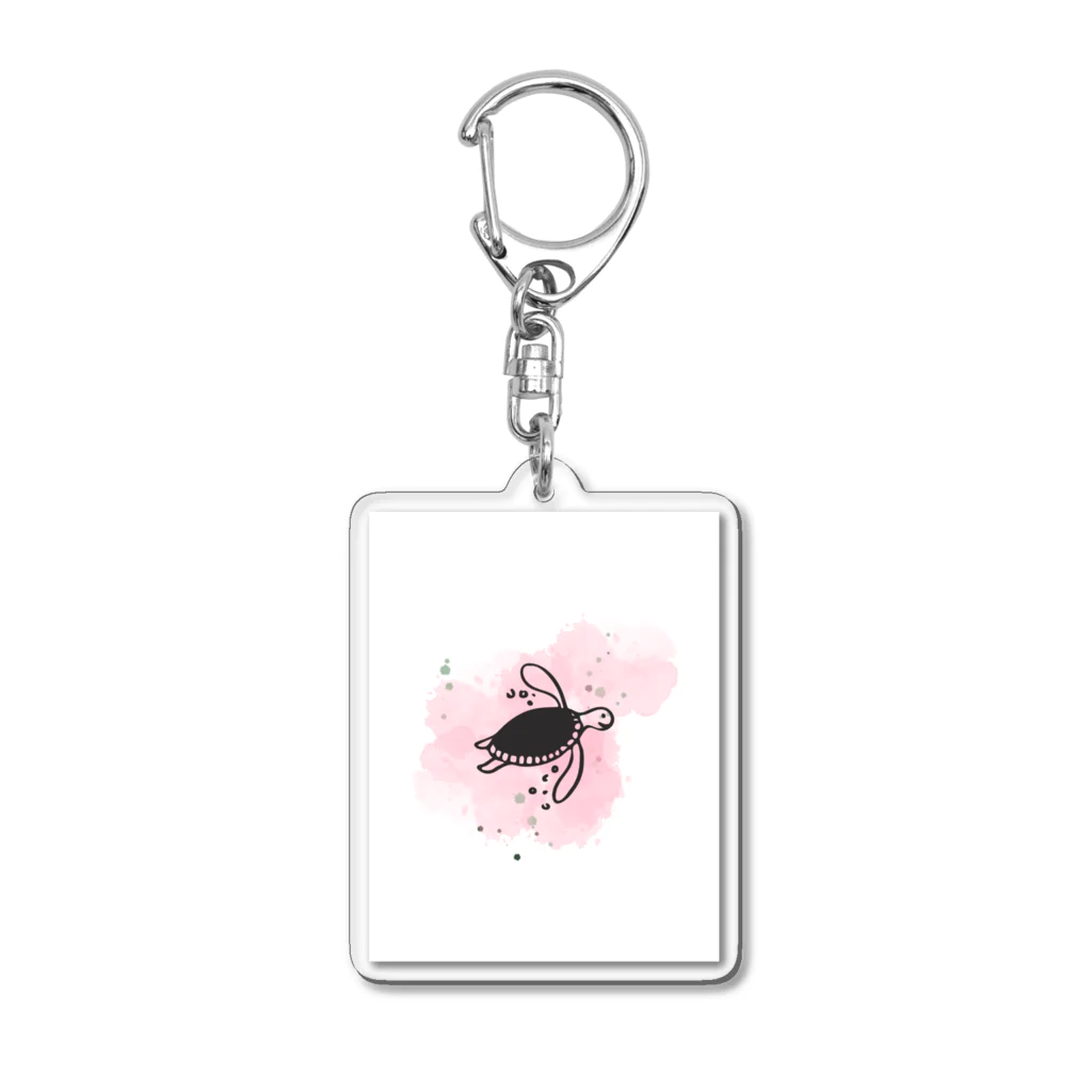 FockeWolfのかわいい亀さん Acrylic Key Chain