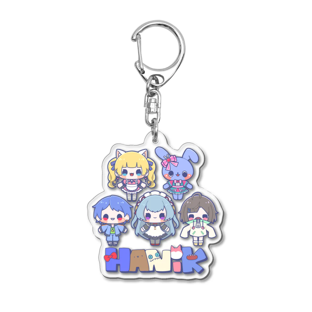 きょうりゅうのちーさんのはにっくのひ Acrylic Key Chain