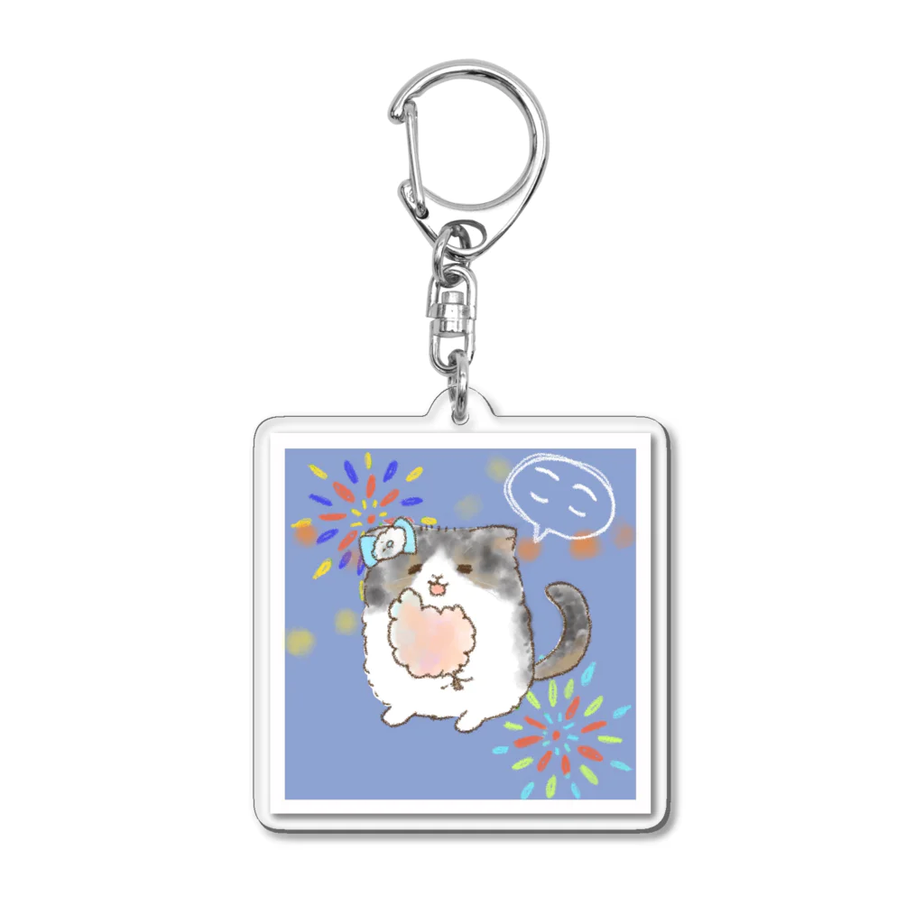 せとのお店屋さんの【モデル:ここちゃん】 Acrylic Key Chain