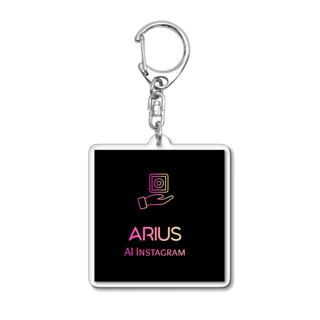 Arius-AIartのAriusAI-公式キーホルダー Acrylic Key Chain