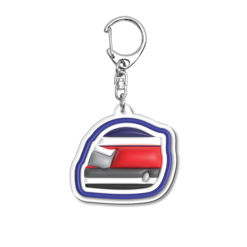 ケイマニアショップのヘルメット Acrylic Key Chain