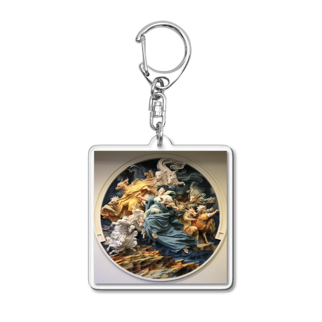 gomashio8899のI can't keep up with God's playthings Acrylic Key Chain