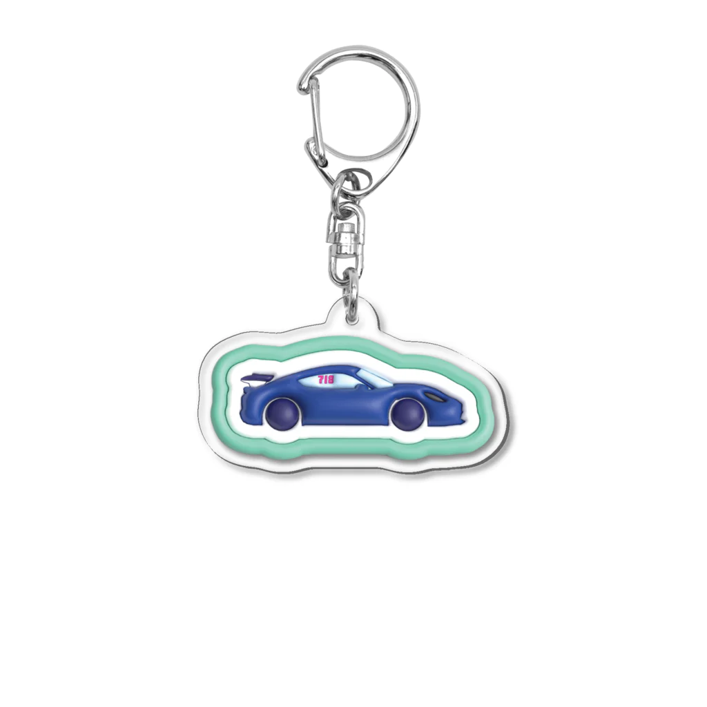 ケイマニアショップの車 Acrylic Key Chain