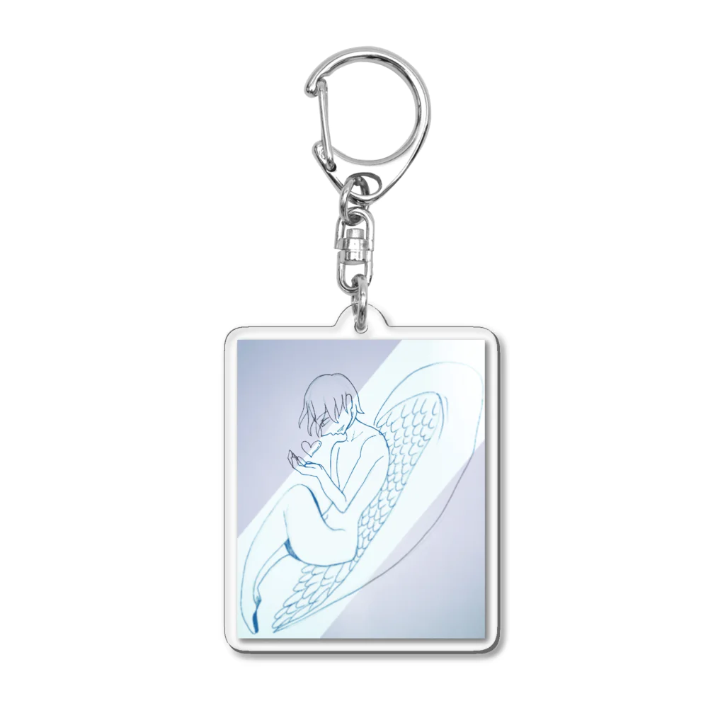 餅月のLight&Darkショップの「命に代えても護りたいもの」アクリルキーホルダー Acrylic Key Chain