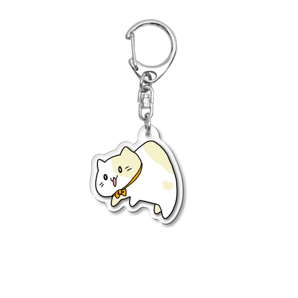 あすか一族の販売屋さんの吊られねこくん Acrylic Key Chain