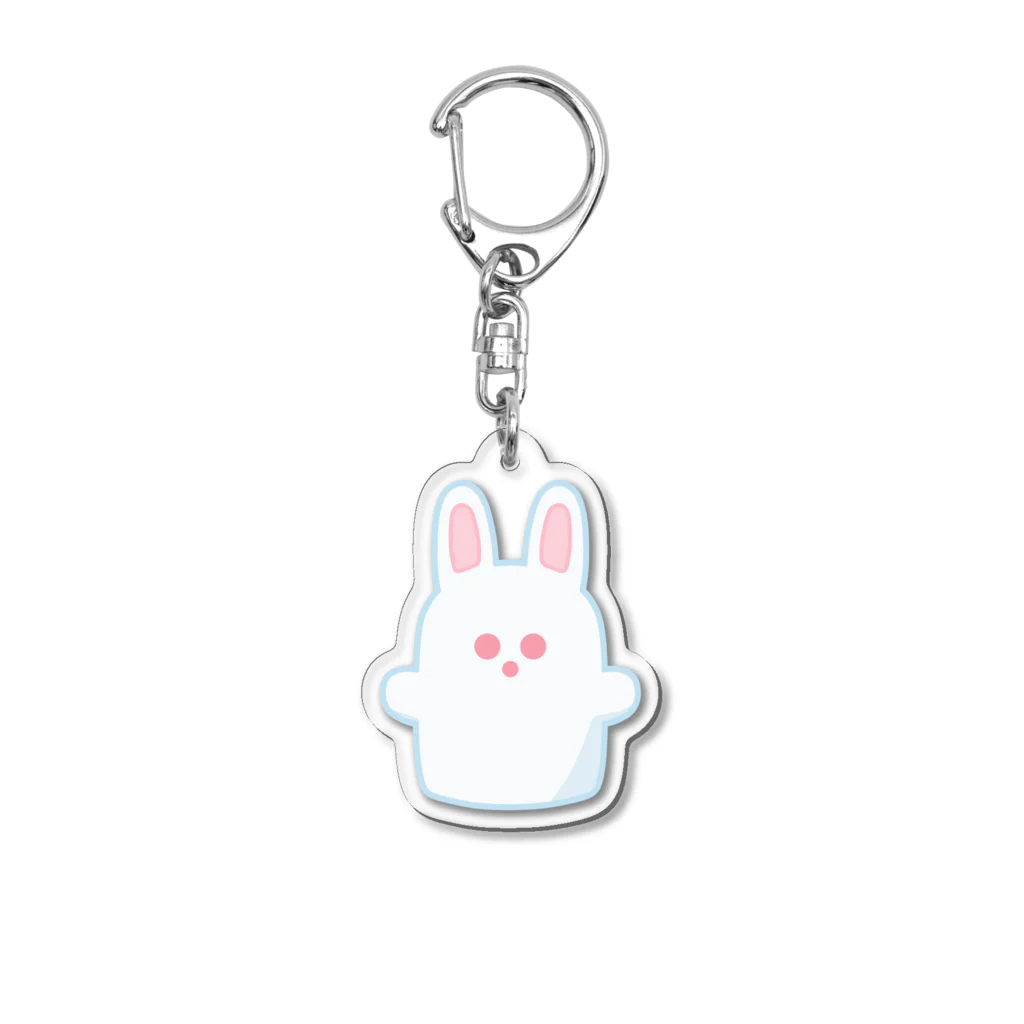 TEDのかふぇ俺の【はにとも】白うさぎはにわ Acrylic Key Chain