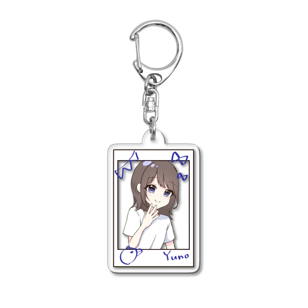 ∞lette OFFICIAL STOREの青照結乃　チェキ風 Acrylic Key Chain